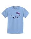 Kyu-T Face - Fangie Cute Girl Vampire Bat Childrens T-Shirt-Childrens T-Shirt-TooLoud-Light-Blue-X-Small-Davson Sales
