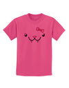 Kyu-T Face - Fangie Cute Girl Vampire Bat Childrens T-Shirt-Childrens T-Shirt-TooLoud-Sangria-X-Small-Davson Sales
