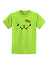 Kyu-T Face - Fangie Cute Girl Vampire Bat Childrens T-Shirt-Childrens T-Shirt-TooLoud-Lime-Green-X-Small-Davson Sales