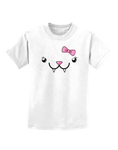 Kyu-T Face - Fangie Cute Girl Vampire Bat Childrens T-Shirt-Childrens T-Shirt-TooLoud-White-X-Small-Davson Sales