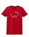 Kyu-T Face - Fangie Cute Girl Vampire Bat Womens Dark T-Shirt-TooLoud-Red-X-Small-Davson Sales