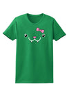 Kyu-T Face - Fangie Cute Girl Vampire Bat Womens Dark T-Shirt-TooLoud-Kelly-Green-X-Small-Davson Sales