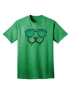 Kyu-T Face - Fangs Stylish Sunglasses Adult T-Shirt-Mens T-shirts-TooLoud-Kelly-Green-Small-Davson Sales