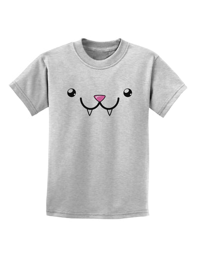 Kyu-T Face - Fangs the Vampire Bat Childrens T-Shirt-Childrens T-Shirt-TooLoud-AshGray-X-Small-Davson Sales