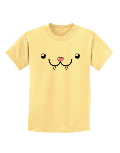 Kyu-T Face - Fangs the Vampire Bat Childrens T-Shirt-Childrens T-Shirt-TooLoud-Daffodil-Yellow-X-Small-Davson Sales