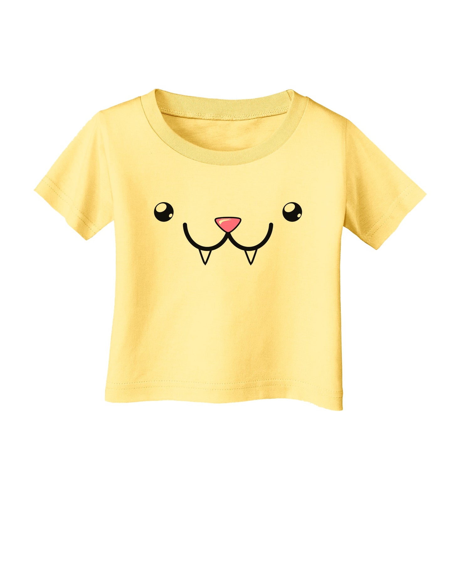 Kyu-T Face - Fangs the Vampire Bat Infant T-Shirt-Infant T-Shirt-TooLoud-Daffodil-Yellow-06-Months-Davson Sales