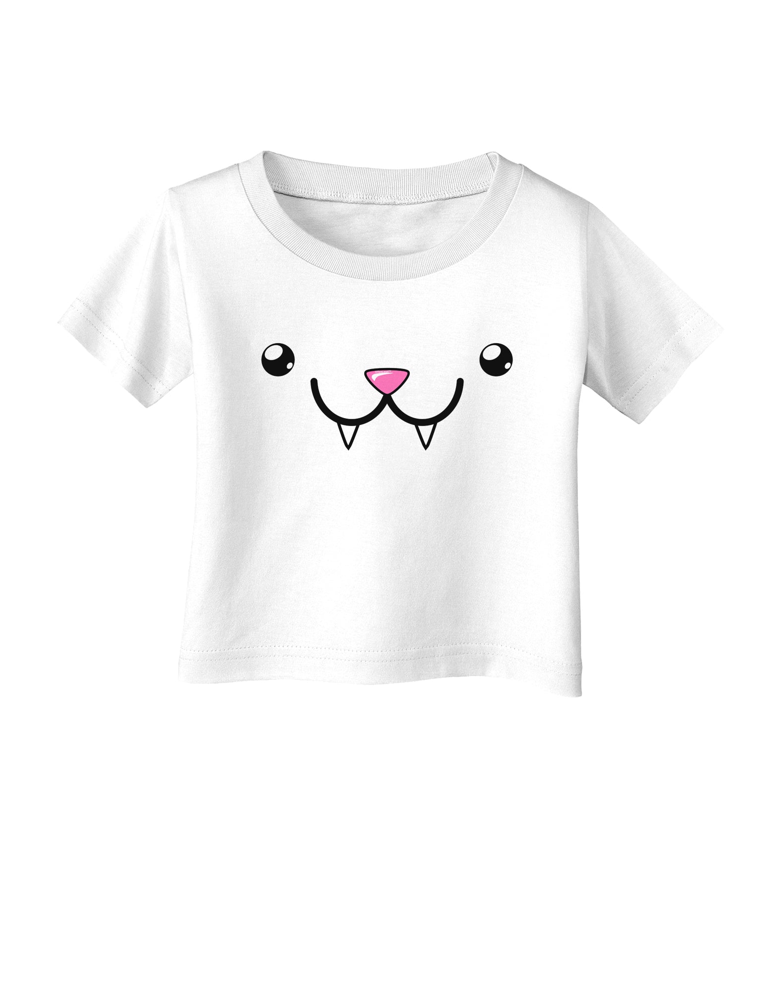Kyu-T Face - Fangs the Vampire Bat Infant T-Shirt-Infant T-Shirt-TooLoud-White-06-Months-Davson Sales