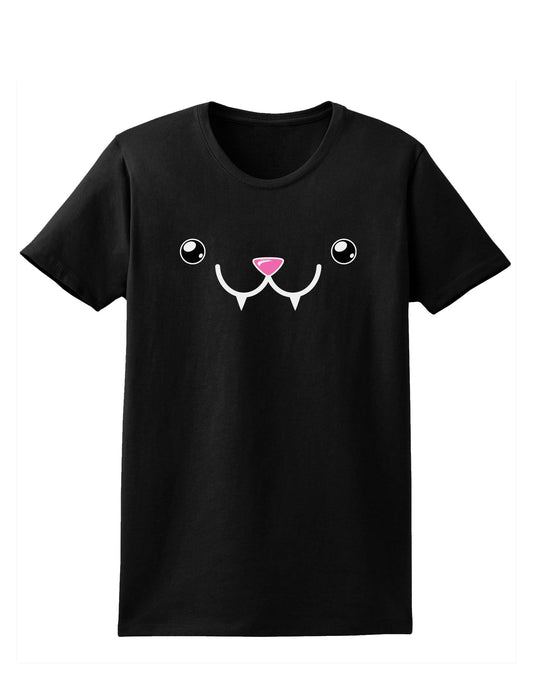 Kyu-T Face - Fangs the Vampire Bat Womens Dark T-Shirt-TooLoud-Black-X-Small-Davson Sales