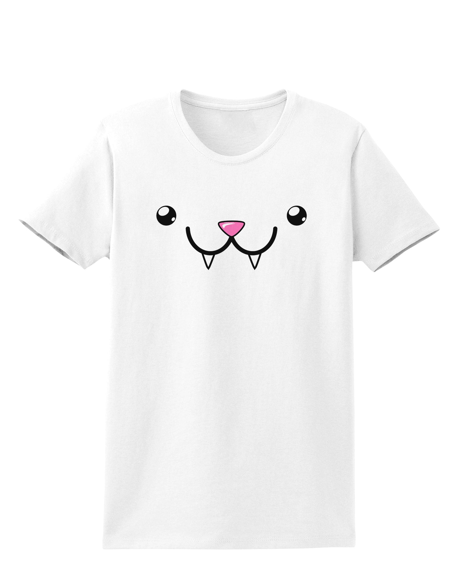Kyu-T Face - Fangs the Vampire Bat Womens T-Shirt-Womens T-Shirt-TooLoud-White-X-Small-Davson Sales