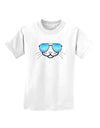 Kyu-T Face - Kattia Cool Sunglasses Childrens T-Shirt-Childrens T-Shirt-TooLoud-White-X-Small-Davson Sales