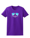 Kyu-T Face - Kattia Cool Sunglasses Womens Dark T-Shirt-TooLoud-Purple-X-Small-Davson Sales