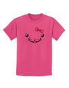 Kyu-T Face - Kattia Cute Girl Cat Childrens T-Shirt-Childrens T-Shirt-TooLoud-Sangria-X-Small-Davson Sales