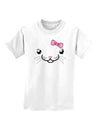 Kyu-T Face - Kattia Cute Girl Cat Childrens T-Shirt-Childrens T-Shirt-TooLoud-White-X-Small-Davson Sales