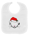 Kyu-T Face Kattia Santa Hat Girl Cat Baby Bib