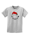 Kyu-T Face Kattia Santa Hat Girl Cat Childrens T-Shirt-Childrens T-Shirt-TooLoud-AshGray-X-Small-Davson Sales