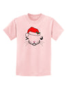 Kyu-T Face Kattia Santa Hat Girl Cat Childrens T-Shirt-Childrens T-Shirt-TooLoud-PalePink-X-Small-Davson Sales