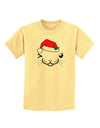 Kyu-T Face Kattia Santa Hat Girl Cat Childrens T-Shirt-Childrens T-Shirt-TooLoud-Daffodil-Yellow-X-Small-Davson Sales