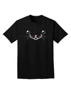 Kyu-T Face - Kattia the kitty cat Adult Dark T-Shirt-Mens T-Shirt-TooLoud-Black-Small-Davson Sales