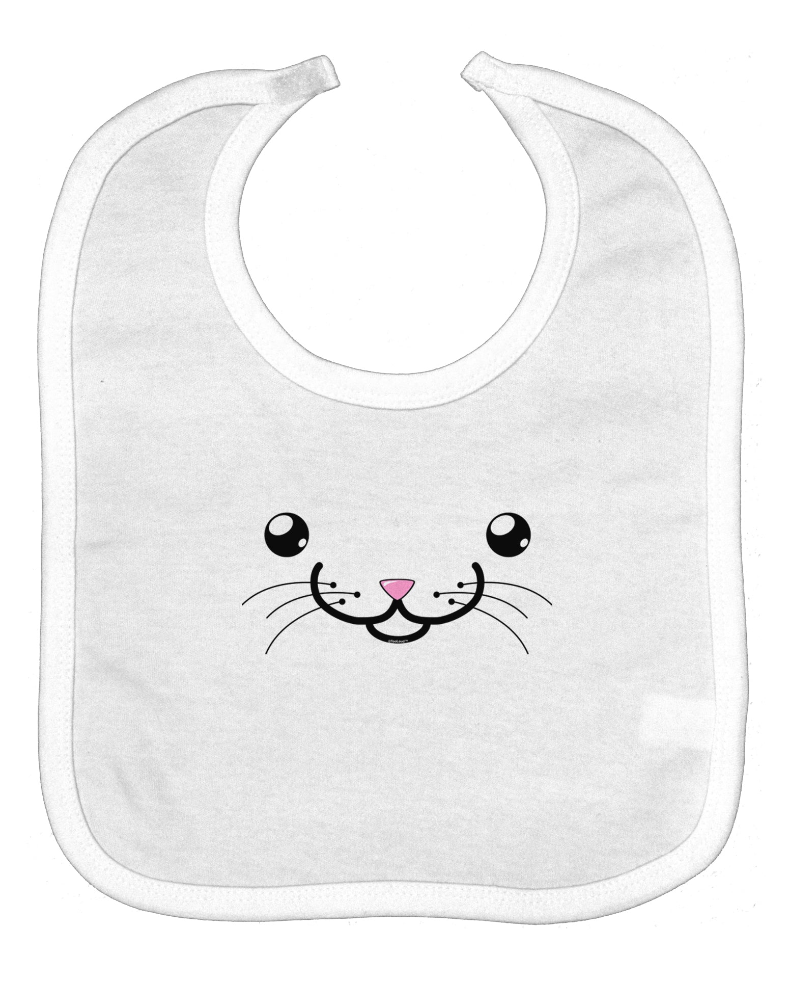 Kyu-T Face - Kattia the kitty cat Baby Bib