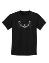 Kyu-T Face - Kattia the kitty cat Childrens Dark T-Shirt-Childrens T-Shirt-TooLoud-Black-X-Small-Davson Sales