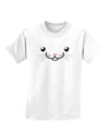 Kyu-T Face - Kattia the kitty cat Childrens T-Shirt-Childrens T-Shirt-TooLoud-White-X-Small-Davson Sales