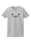 Kyu-T Face - Kattia the kitty cat Womens T-Shirt-Womens T-Shirt-TooLoud-AshGray-X-Small-Davson Sales