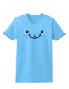 Kyu-T Face - Kattia the kitty cat Womens T-Shirt-Womens T-Shirt-TooLoud-Aquatic-Blue-X-Small-Davson Sales