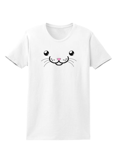 Kyu-T Face - Kattia the kitty cat Womens T-Shirt-Womens T-Shirt-TooLoud-White-X-Small-Davson Sales