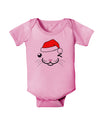 Kyu-T Face Kattio Santa Hat Boy Cat Baby Romper Bodysuit-Baby Romper-TooLoud-Light-Pink-06-Months-Davson Sales