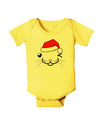 Kyu-T Face Kattio Santa Hat Boy Cat Baby Romper Bodysuit-Baby Romper-TooLoud-Yellow-06-Months-Davson Sales