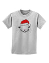 Kyu-T Face Kattio Santa Hat Boy Cat Childrens T-Shirt-Childrens T-Shirt-TooLoud-AshGray-X-Small-Davson Sales