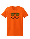 Kyu-T Face - Kawa Cool Sunglasses Womens T-Shirt-Womens T-Shirt-TooLoud-Orange-X-Small-Davson Sales