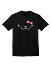 Kyu-T Face - Kawa Cute Girl Animal Adult Dark T-Shirt-Mens T-Shirt-TooLoud-Black-Small-Davson Sales