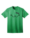 Kyu-T Face - Kawa Cute Girl Animal Adult T-Shirt: A Charming Addition to Your Wardrobe-Mens T-shirts-TooLoud-Kelly-Green-Small-Davson Sales