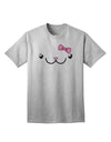 Kyu-T Face - Kawa Cute Girl Animal Adult T-Shirt: A Charming Addition to Your Wardrobe-Mens T-shirts-TooLoud-AshGray-Small-Davson Sales