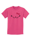 Kyu-T Face - Kawa Cute Girl Animal Childrens T-Shirt-Childrens T-Shirt-TooLoud-Sangria-X-Small-Davson Sales