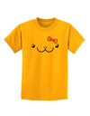 Kyu-T Face - Kawa Cute Girl Animal Childrens T-Shirt-Childrens T-Shirt-TooLoud-Gold-X-Small-Davson Sales