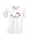 Kyu-T Face - Kawa Cute Girl Animal Childrens T-Shirt-Childrens T-Shirt-TooLoud-White-X-Small-Davson Sales