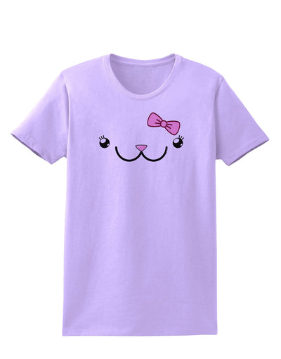 Kyu-T Face - Kawa Cute Girl Animal Womens T-Shirt-Womens T-Shirt-TooLoud-Lavender-X-Small-Davson Sales