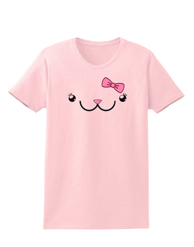 Kyu-T Face - Kawa Cute Girl Animal Womens T-Shirt-Womens T-Shirt-TooLoud-PalePink-X-Small-Davson Sales