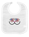 Kyu-T Face - Kawa Patriotic Sunglasses Baby Bib