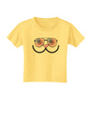 Kyu-T Face - Kawa Patriotic Sunglasses Toddler T-Shirt-Toddler T-Shirt-TooLoud-Daffodil-Yellow-2T-Davson Sales