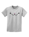 Kyu-T Face - Kawa the Cute Animal Childrens T-Shirt-Childrens T-Shirt-TooLoud-AshGray-X-Small-Davson Sales