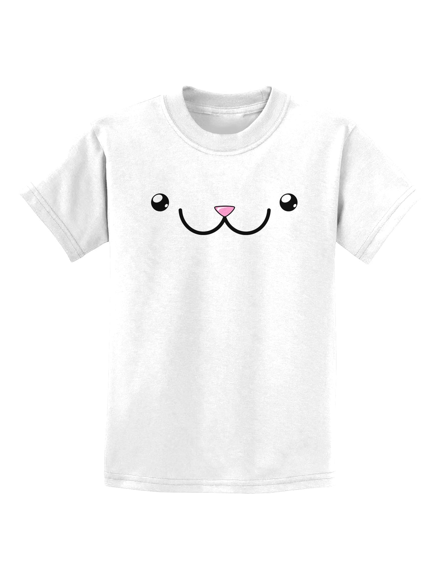 Kyu-T Face - Kawa the Cute Animal Childrens T-Shirt-Childrens T-Shirt-TooLoud-White-X-Small-Davson Sales