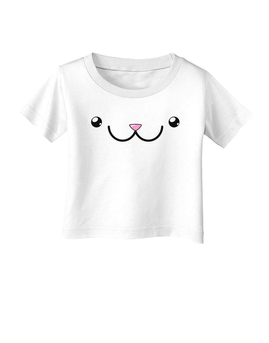Kyu-T Face - Kawa the Cute Animal Infant T-Shirt-Infant T-Shirt-TooLoud-White-06-Months-Davson Sales