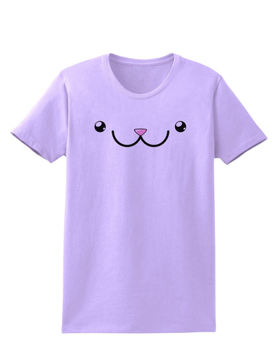 Kyu-T Face - Kawa the Cute Animal Womens T-Shirt-Womens T-Shirt-TooLoud-Lavender-X-Small-Davson Sales