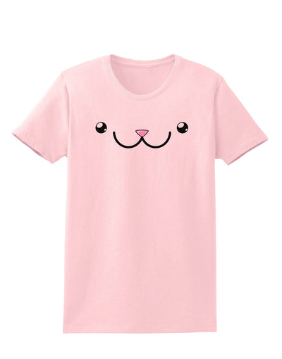 Kyu-T Face - Kawa the Cute Animal Womens T-Shirt-Womens T-Shirt-TooLoud-PalePink-X-Small-Davson Sales