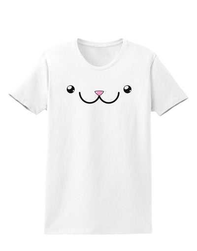 Kyu-T Face - Kawa the Cute Animal Womens T-Shirt-Womens T-Shirt-TooLoud-White-X-Small-Davson Sales