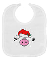 Kyu-T Face Oinkette Santa Hat Girl Pig Baby Bib