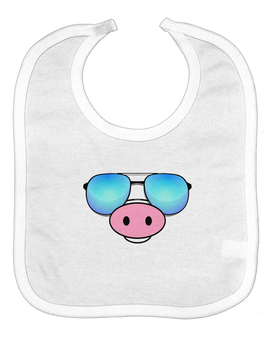 Kyu-T Face - Oinkz Cool Sunglasses Baby Bib